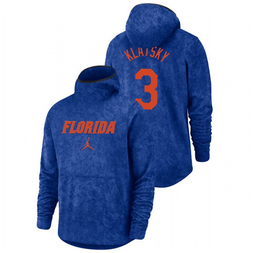 Men's Florida Gators Alex Klatsky Royal Basketball Spotlight Team Logo Pullover Hoodie