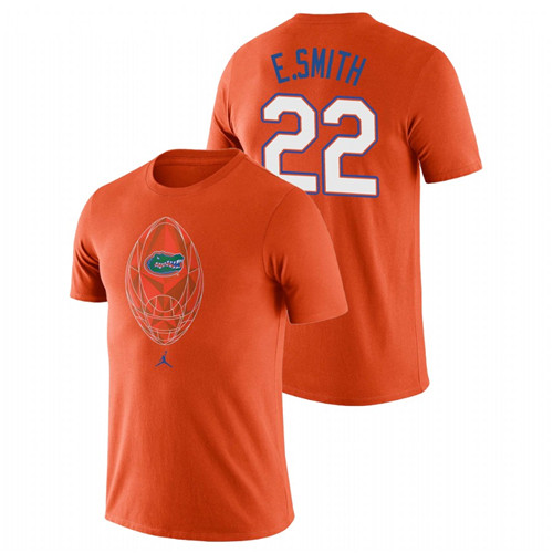 Men's Florida Gators Football Icon Emmitt Smith Orange T-Shirt