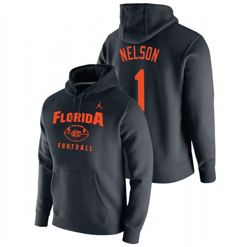 Men's Florida Gators Reggie Nelson Black Oopty Oop Pullover Football Hoodie