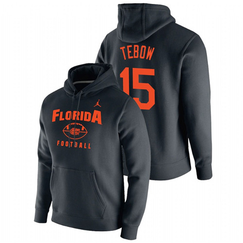 Men's Florida Gators Tim Tebow Black Oopty Oop Pullover Football Hoodie
