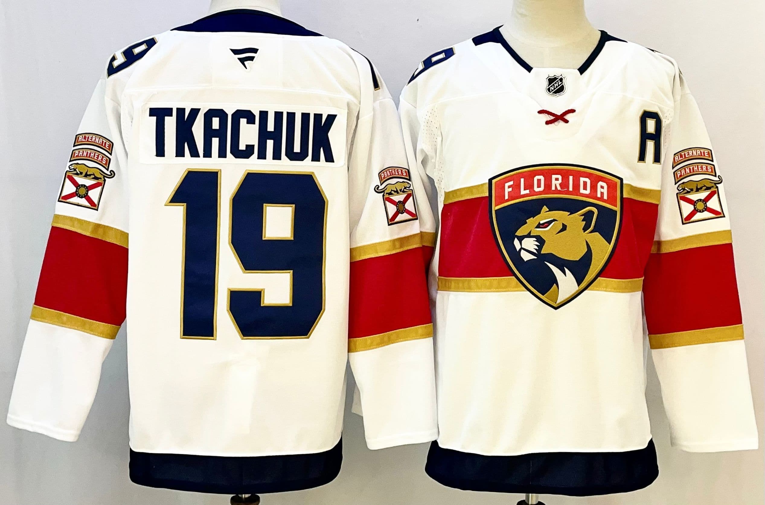 Men's Florida Panthers   Jersey - All  Stitched Matthew Tkachuk 19