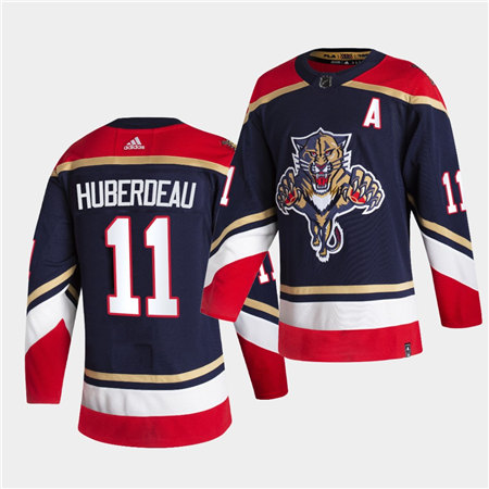 Men's Florida Panthers #11 Jonathan Huberdeau adidas Navy 3RD Hockey Jersey Stitched