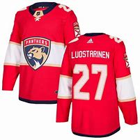 Men's Florida Panthers #27 Eetu Luostarinen adidas Red Home Jersey Stitched
