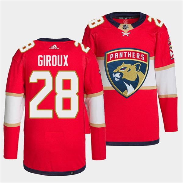 Men's Florida Panthers #28 Claude Giroux adidas Red Home Primegreen Jersey Stitched