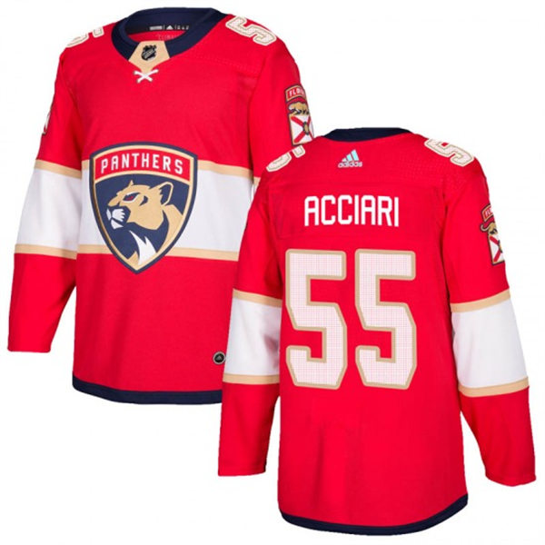 Men's Florida Panthers #55 Noel Acciari adidas Red Home Primegreen Player Jersey Stitched