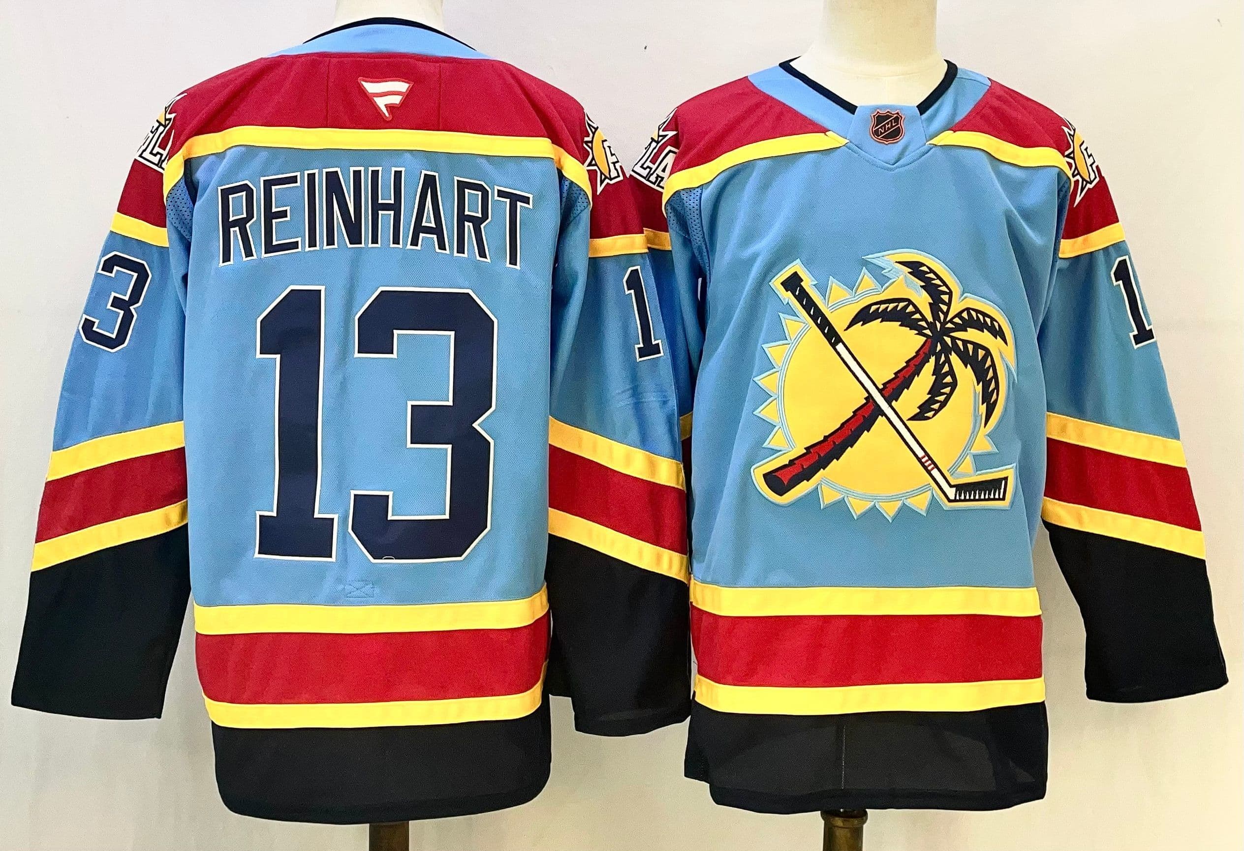 Men's Florida Panthers  Jersey - All Stitched Sam Reinhart 13