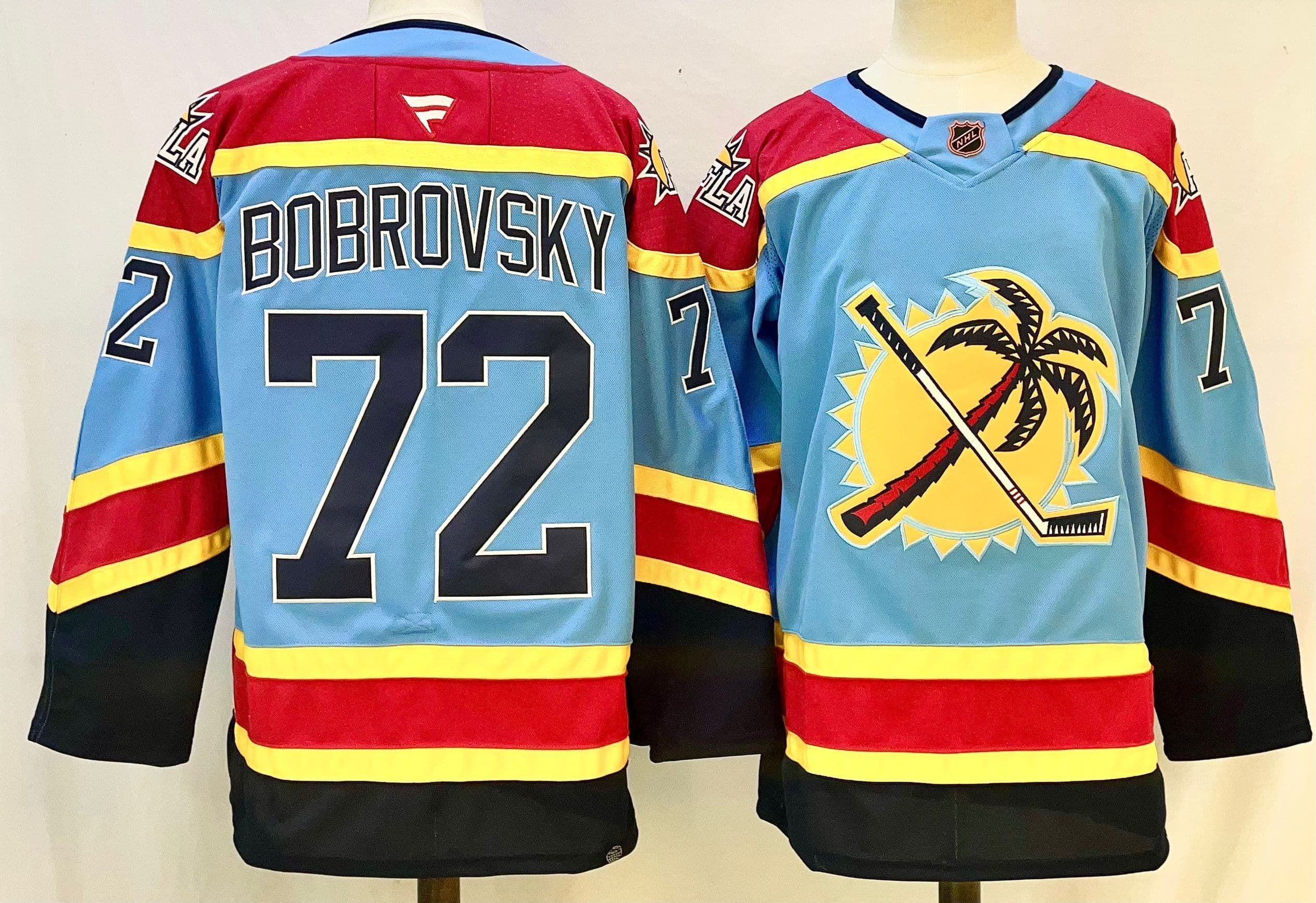Men's Florida Panthers  Jersey - All Stitched Sergei Bobrovsky 72
