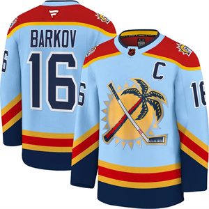 Men's Florida Panthers 2025 Stanley Cup Final Premium Jersey - All Stitched Aleksander Barkov   16