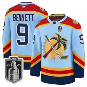 Men's Florida Panthers 2025 Stanley Cup Final Premium Jersey - All Stitched Sam Bennett   9