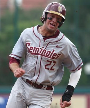 Men's Florida State Seminoles #22 Drew Mendoza Nike Grey College Baseball Jersey