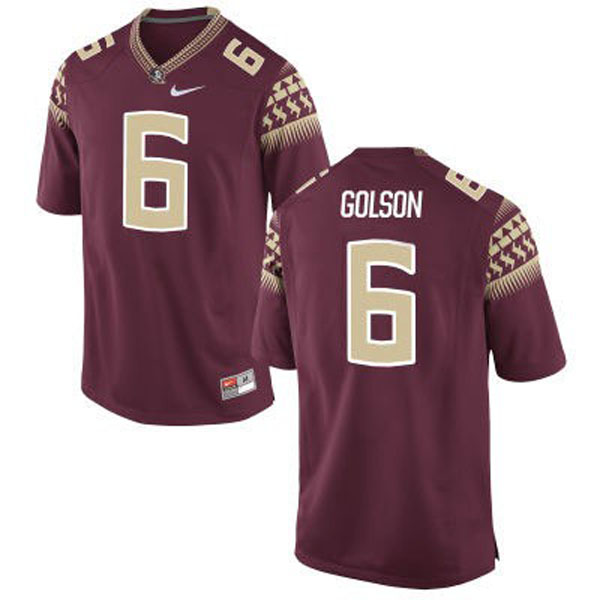 Men's Florida State Seminoles #6 Everett Golson Maroon Football Jersey