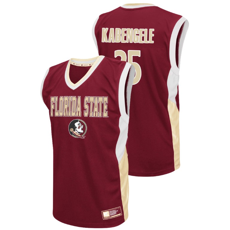 Men's Florida State Seminoles Red Mfiondu Kabengele College Basketball Fadeaway Jersey