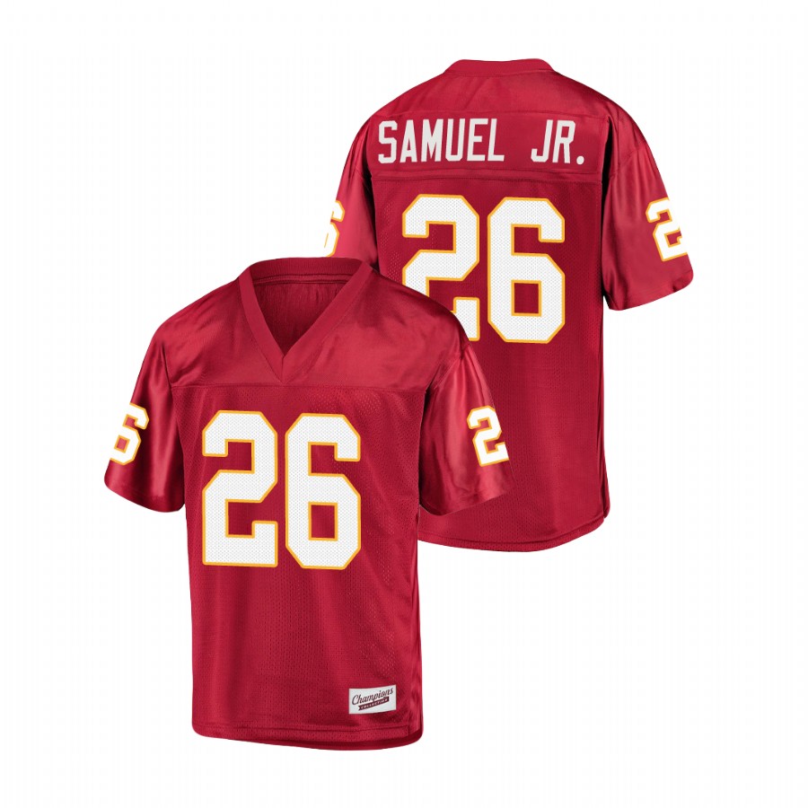 Men's Garnet Florida State Seminoles Asante Samuel Jr. College Football Jersey
