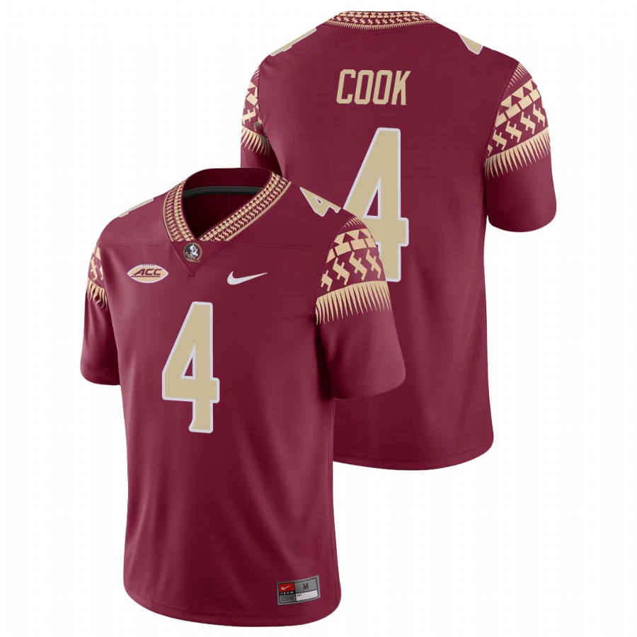 Men's Garnet Florida State Seminoles Dalvin Cook Game College Football Jersey