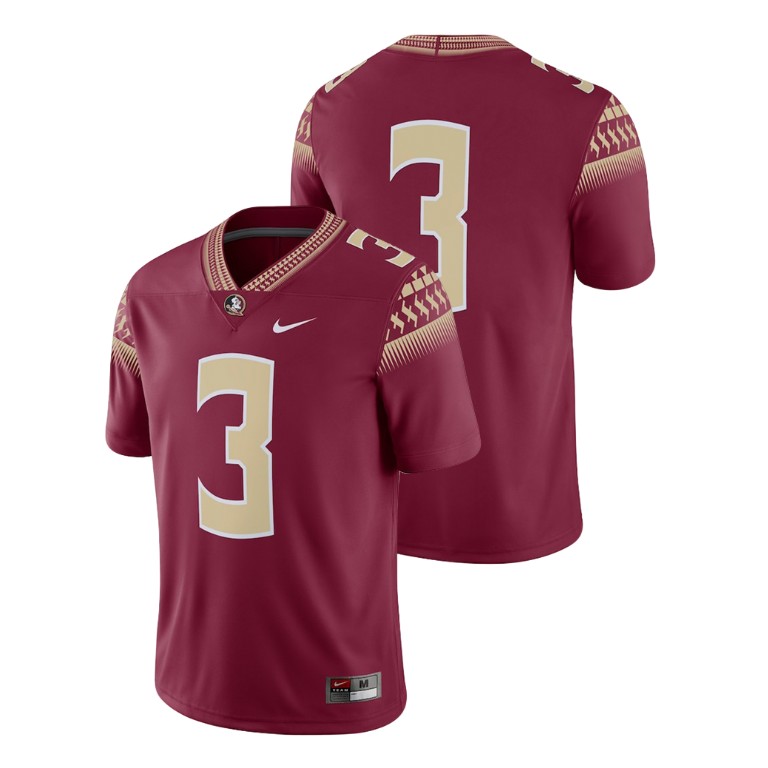 Men's Garnet Nike College Football Florida State Seminoles 2018 Game Jersey
