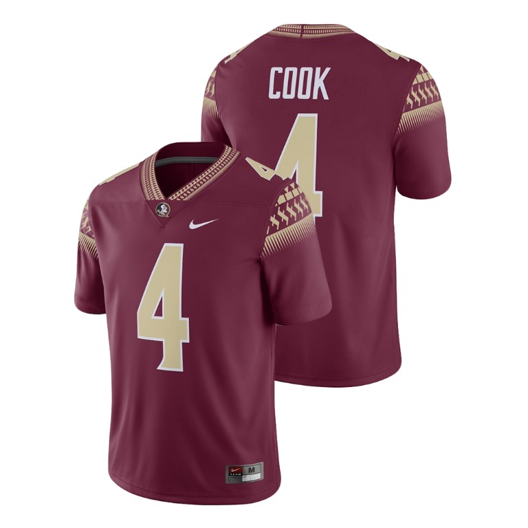 Men's Garnet Nike Dalvin Cook Alumni Football Game Florida State Seminoles Player Jersey