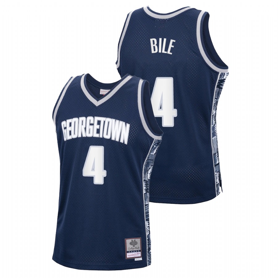 Men's Georgetown Hoyas Chudier Bile Vintage Jersey Navy