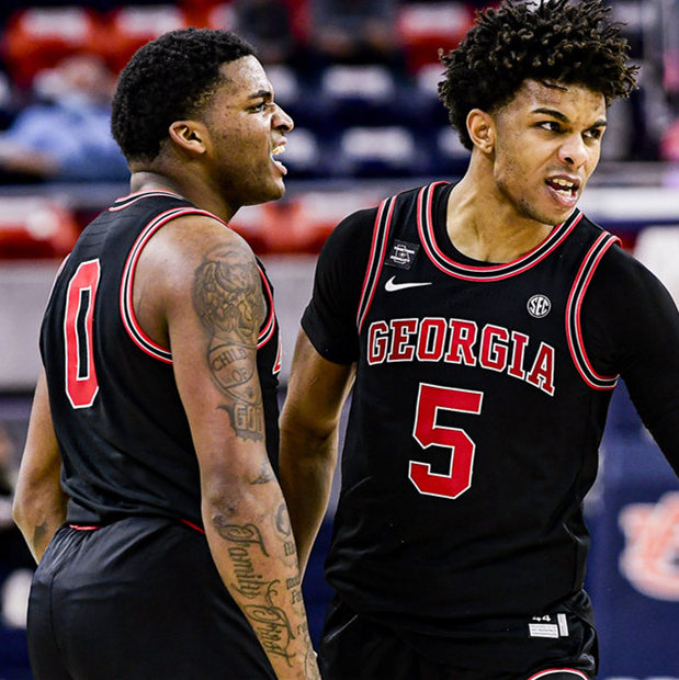 Men's Georgia Bulldogs Custom Nike 2020 Black Round Neck College Basketball Jersey