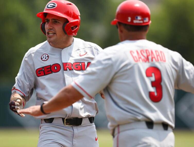 Men's Georgia Bulldogs Custom Nike 2021 Grey College Baseball Game Jerseys