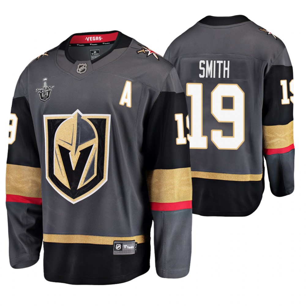 Men's Golden Knights #19 Reilly Smith Stanley Cup Playoffs Breakaway Jersey