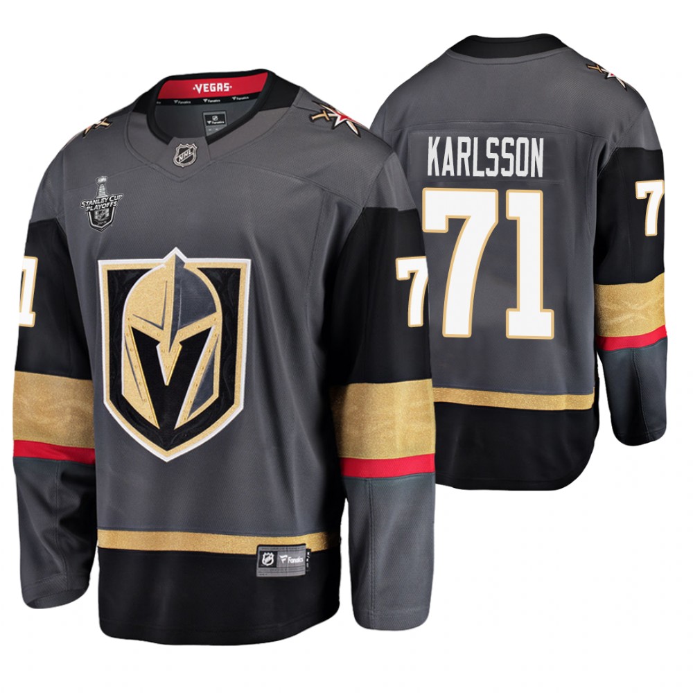 Men's Golden Knights #71 William Karlsson Stanley Cup Playoffs Breakaway Jersey