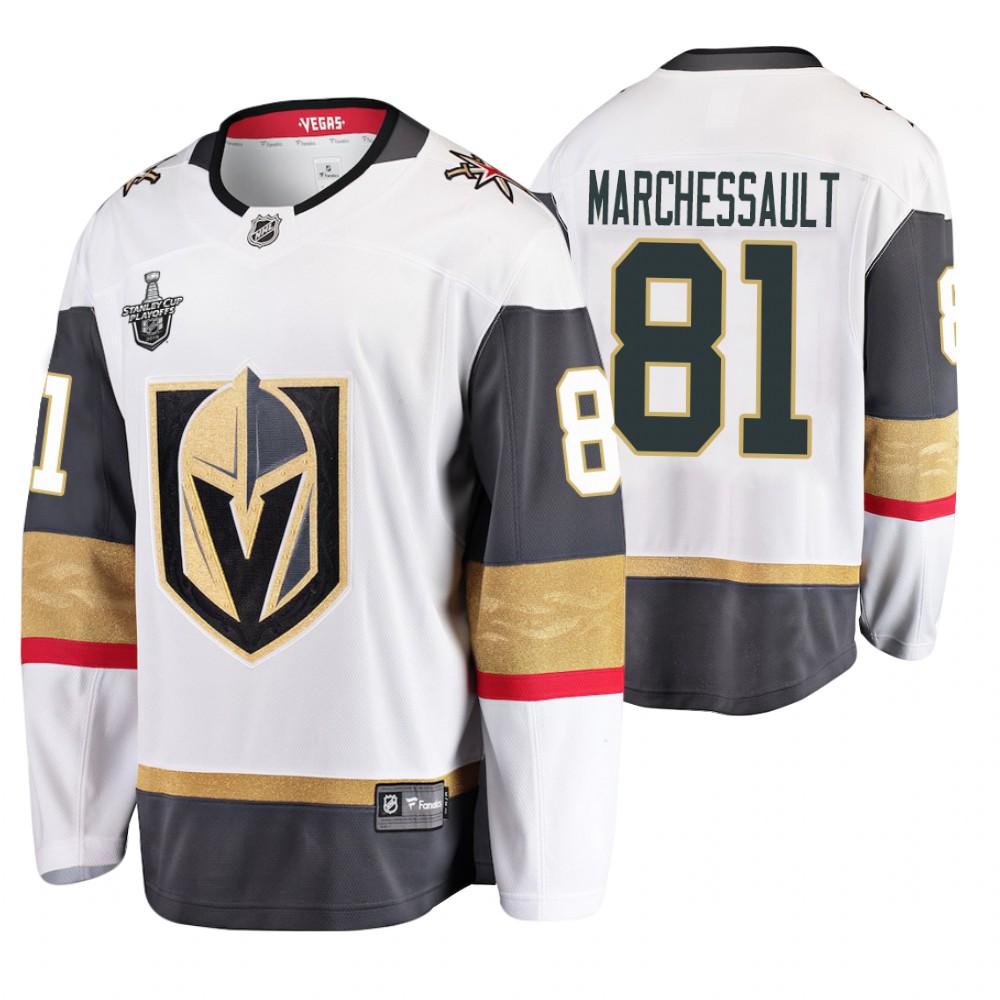 Men's Golden Knights #81 Jonathan Marchessault Stanley Cup Playoffs Away Jersey