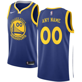 Men's Golden State Warriors Nike Blue Custom Jersey