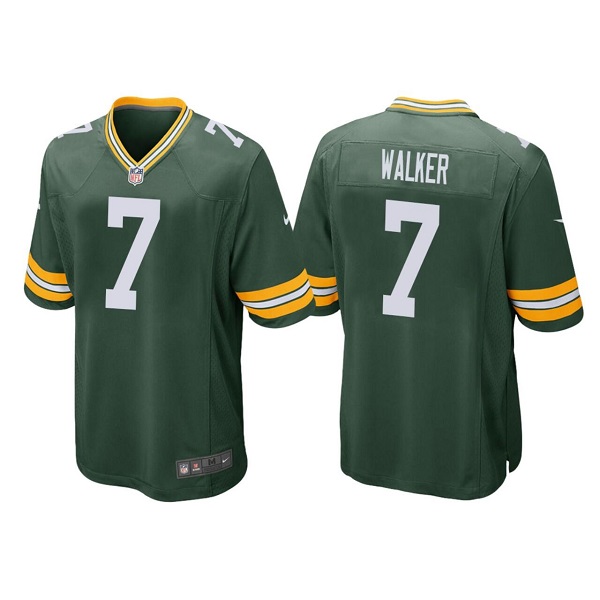 Men's Green Bay Packers #7 Quay Walker Green Stitched Football JerseyS