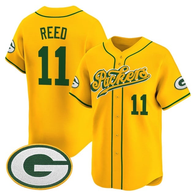 Men's Green Bay Packers 2025 Vapor Baseball Jersey V2 - All Stitched Jayden Reed  11