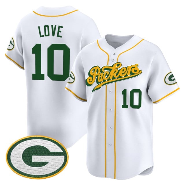 Men's Green Bay Packers 2025 Vapor Baseball Jersey V2 - All Stitched Jordan  Love