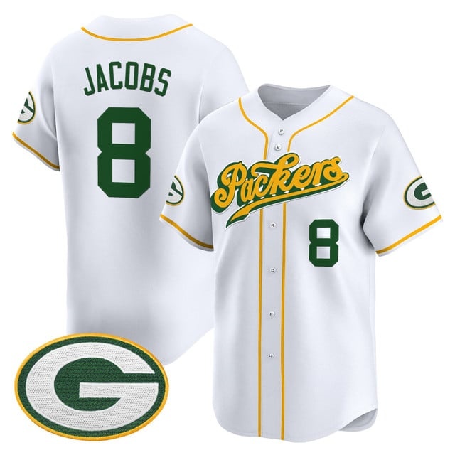 Men's Green Bay Packers 2025 Vapor Baseball Jersey V2 - All Stitched Josh  Jacobs