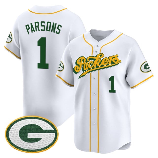 Men's Green Bay Packers 2025 Vapor Baseball Jersey V2 - All Stitched Micah  Parsons