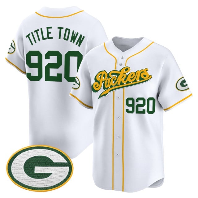 Men's Green Bay Packers 2025 Vapor Baseball Jersey V2 - All Stitched Title Town  920