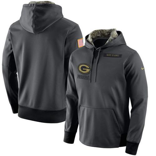 Men's Green Bay Packers Nike Anthracite Salute to Service Player