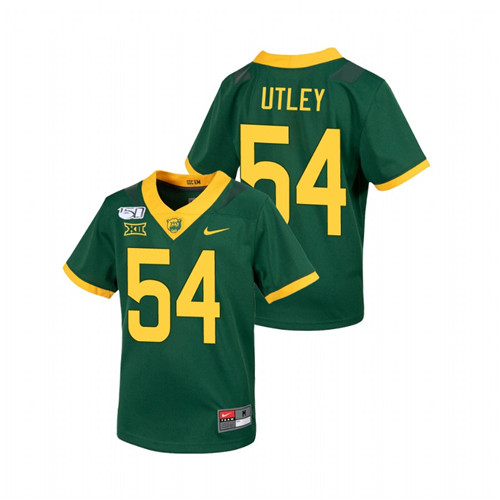 Men's Green Baylor Bears Brayden Utley Untouchable College Football Jersey