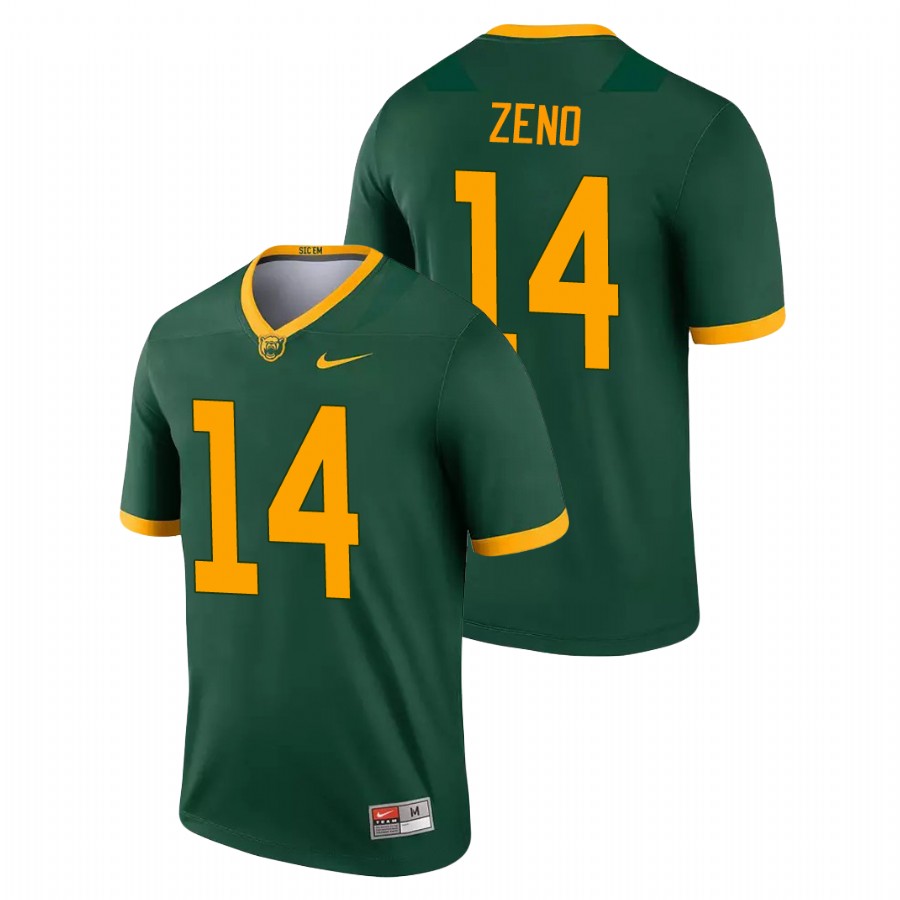 Men's Green Baylor Bears Jacob Zeno Legend College Football Jersey