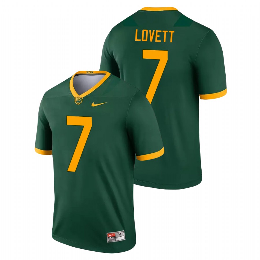 Men's Green Baylor Bears John Lovett Legend College Football Jersey