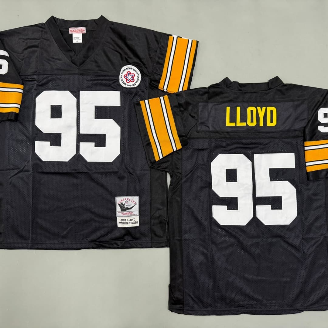 Men's Greg Lloyd Black Pittsburgh Steelers