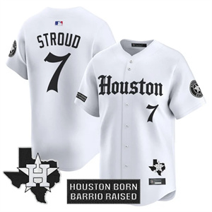 Men's Houston Astros 'Gothic Edition' Vapor Premier Limited Jersey V2 - All Stitched CJ  Stroud 7