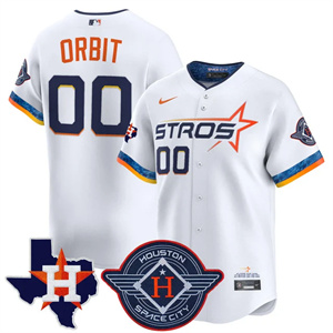 Men's Houston Astros 2025 City Connect Texas Patch Vapor Premier Limited Jersey - All Stitched Orbit 00