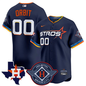 Men's Houston Astros 2025 City Connect Texas Patch Vapor Premier Limited Jersey - All Stitched Orbit00