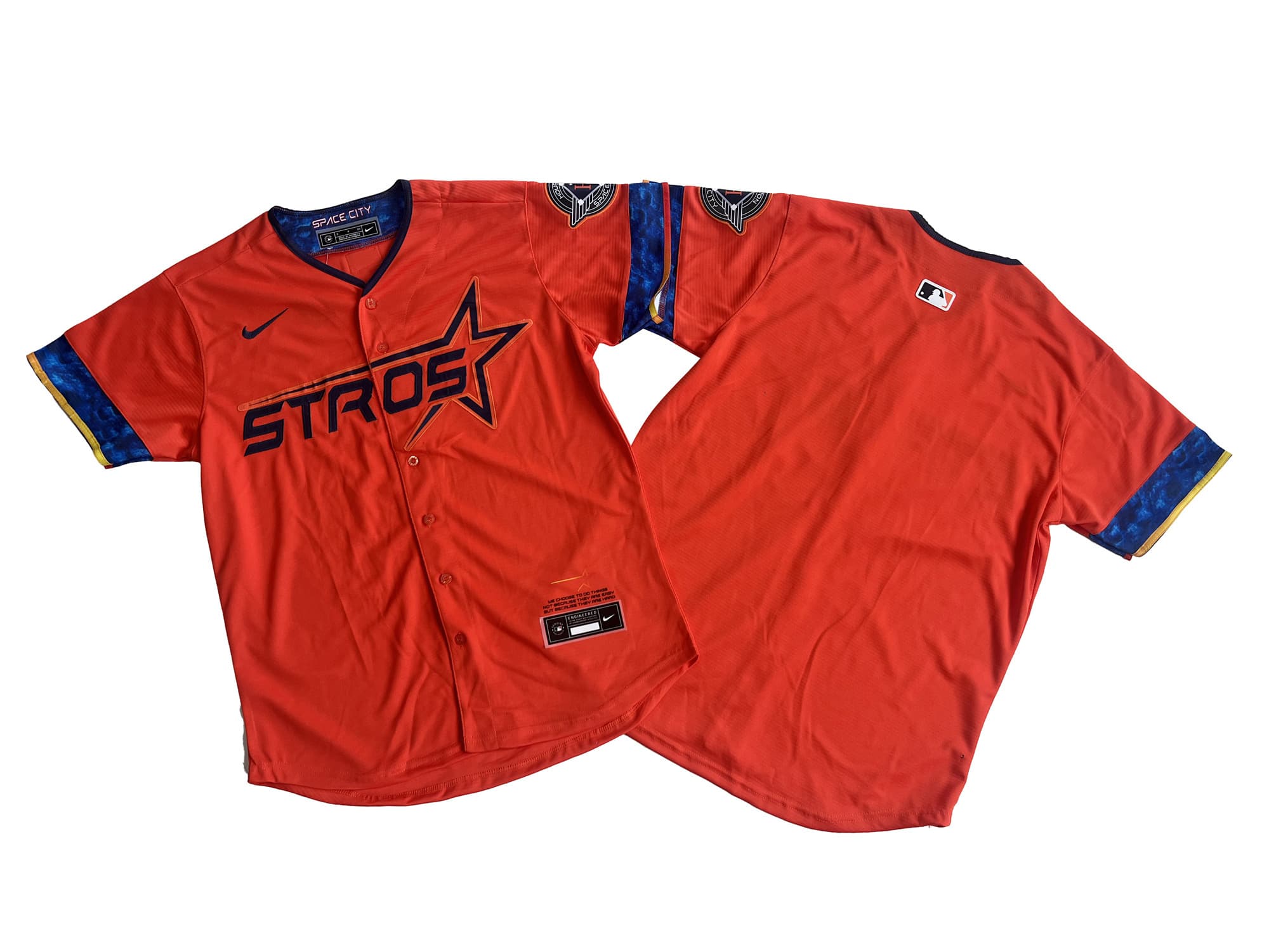 Men's Houston Astros Nike Orange 2025 City Connect Limited Jersey