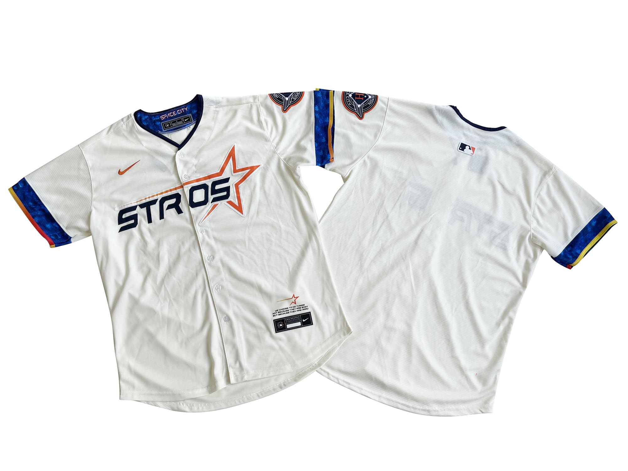 Men's Houston Astros Nike White 2025 City Connect Limited Jersey