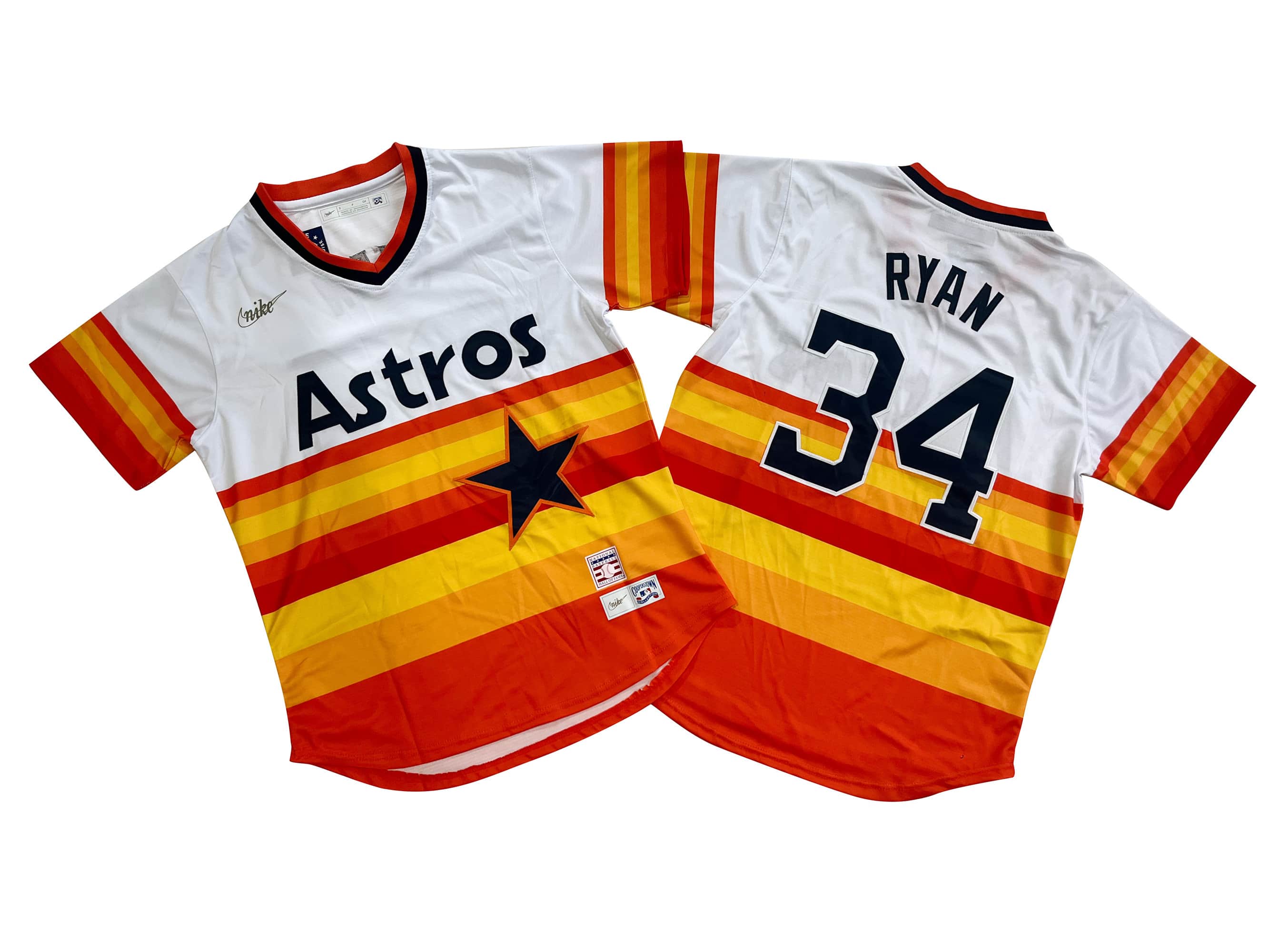 Men's Houston Astros Nolan Ryan Nike White Home Cooperstown Collection Player Jersey