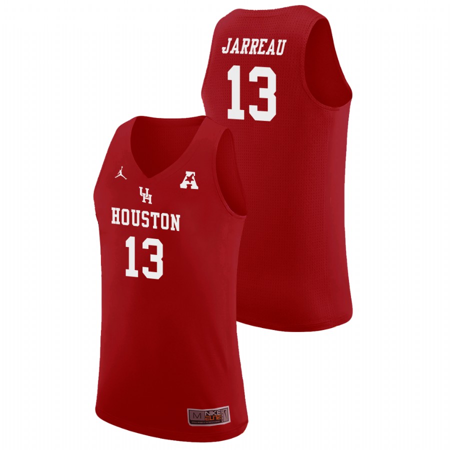 Men's Houston Cougars Red Dejon Jarreau College Basketball Jordan Brand Jersey