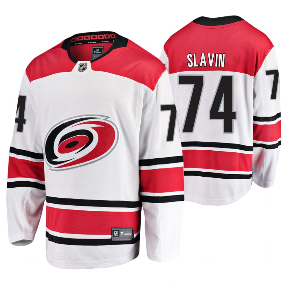 Men's Hurricanes Jaccob Slavin 2019 Stanley Cup Playoffs Eastern Conference Final Jersey