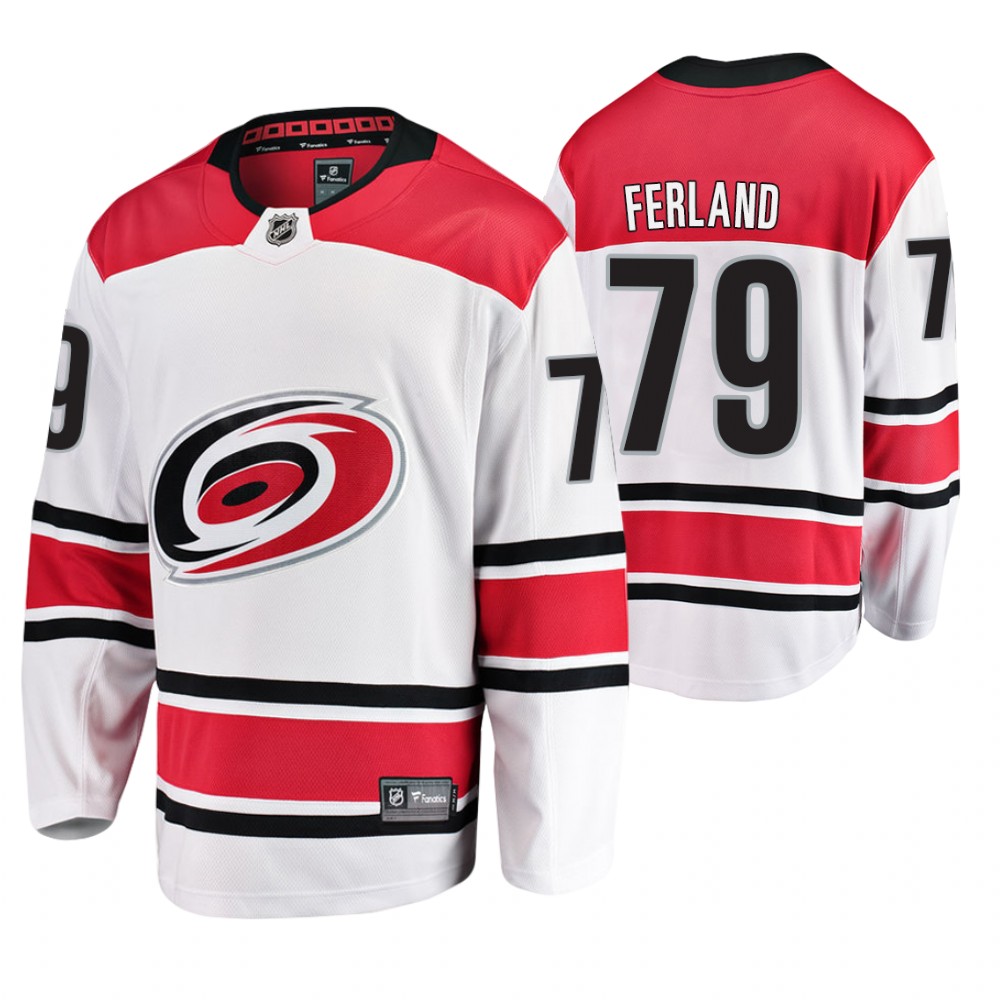 Men's Hurricanes Micheal Ferland 2019 Stanley Cup Playoffs Eastern Conference Final Jersey