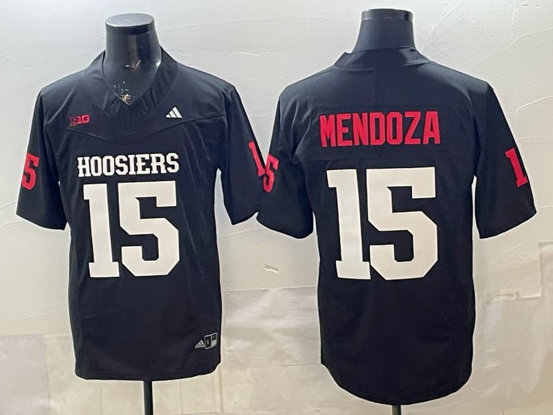 Men's Indiana Hoosiers   Vapor Limited Jersey V3   - All  Stitched .Fernando Mendoza 15