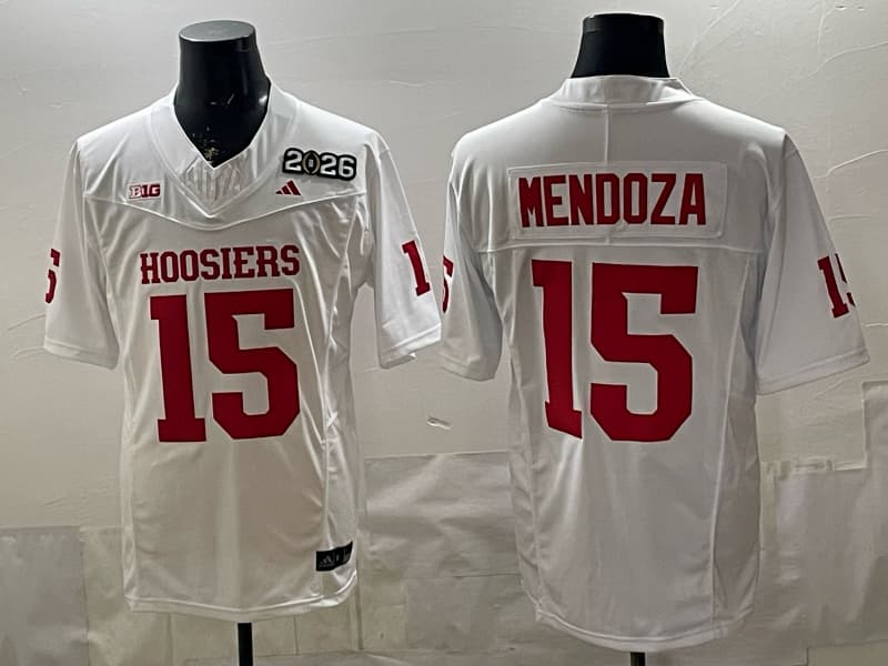 Men's Indiana Hoosiers   Vapor Limited Jersey V3 - All Stitched . Fernando Mendoza   #  15