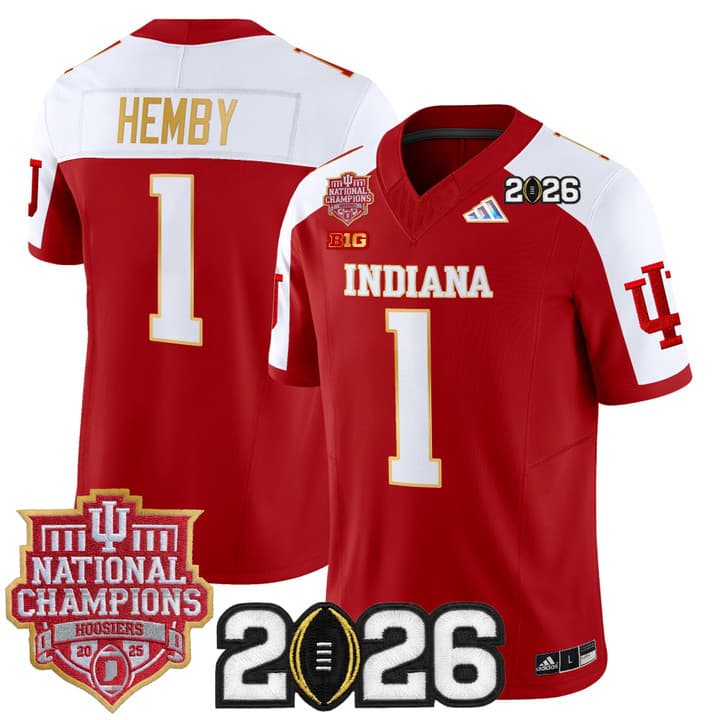 Men's Indiana Hoosiers 2025  Vapor Limited Jersey V2 - All Stitched  #1   Roman Hemby